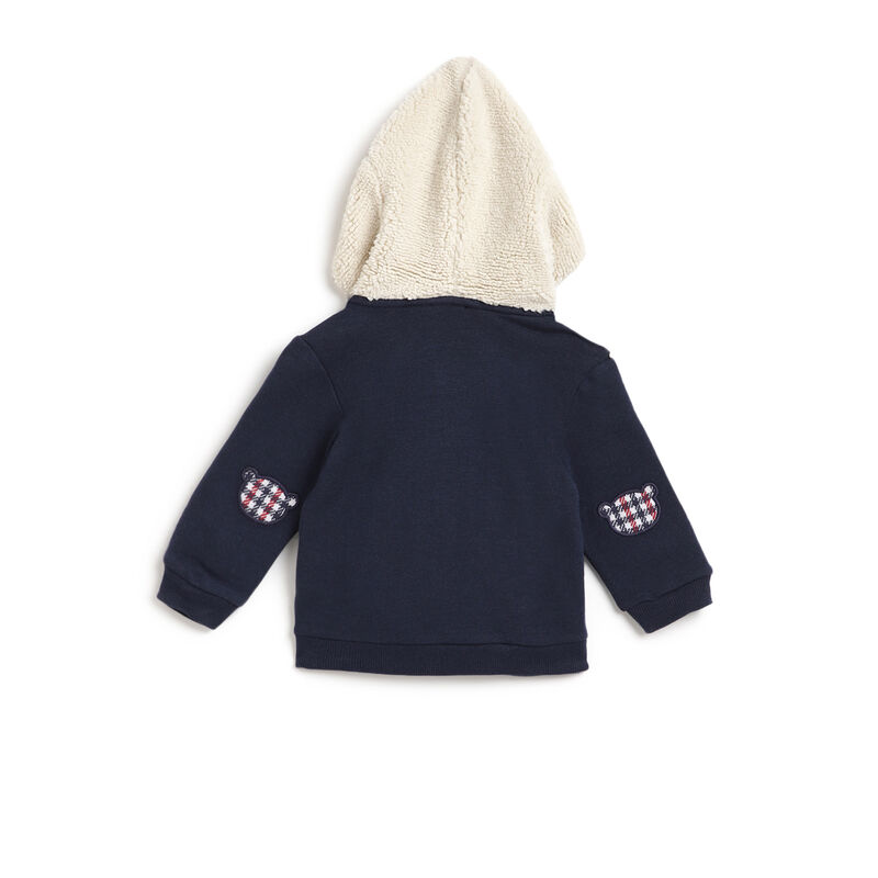 Boys Dark Blue Solid Sweatshirt image number 1